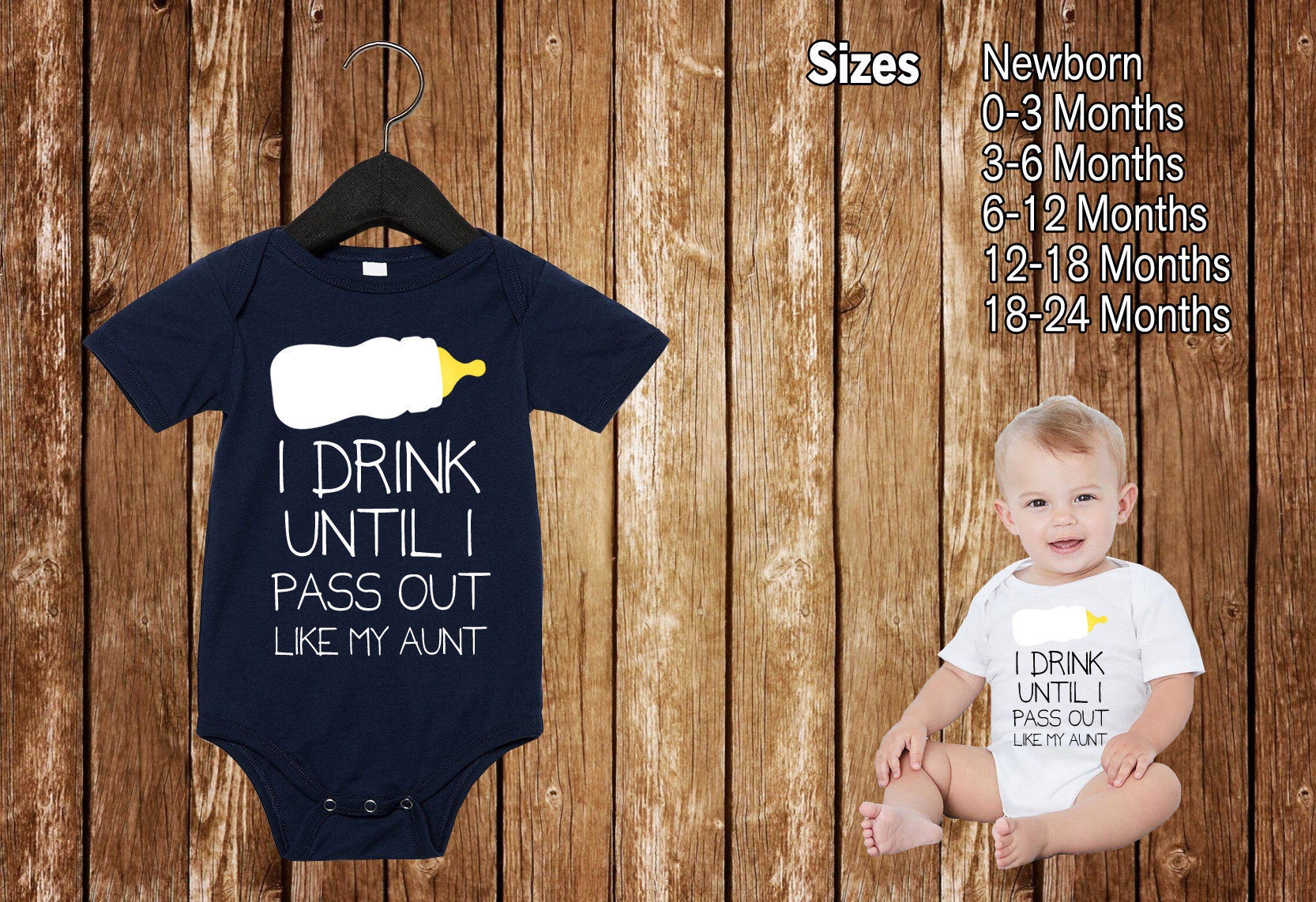 I Drink Until I Pass Out Like My Aunt Baby Vest / Body Suit ...