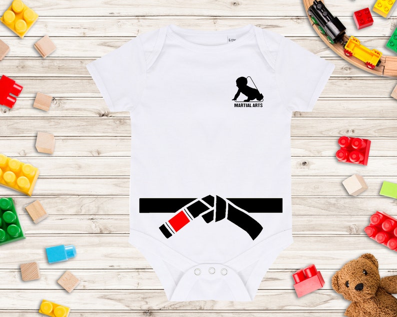 Baby Martial Arts GI style Baby Vest / Body Suit Baby Etsy