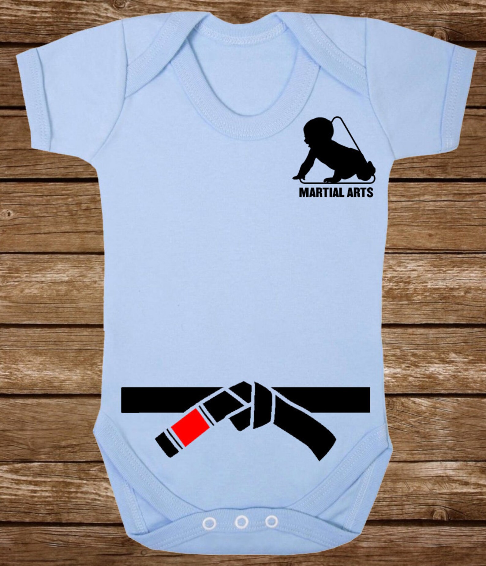 Baby Martial Arts GI style Baby Vest / Body Suit Baby Etsy