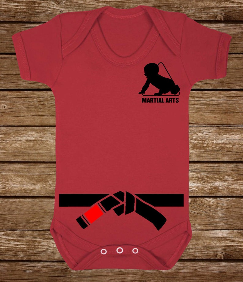 Baby Martial Arts GI style Baby Vest / Body Suit Baby Etsy