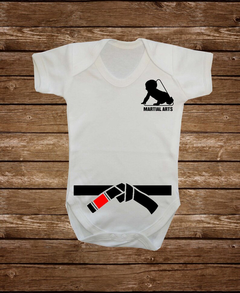 Baby Martial Arts GI style Baby Vest / Body Suit Baby Etsy