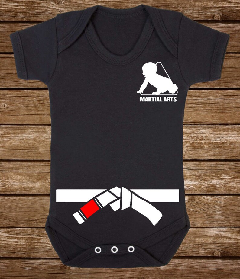 Baby Martial Arts GI style Baby Vest / Body Suit Baby Etsy