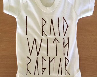 I Raid With Ragnar (Vikings) Vest / Body Suit / Play Suit