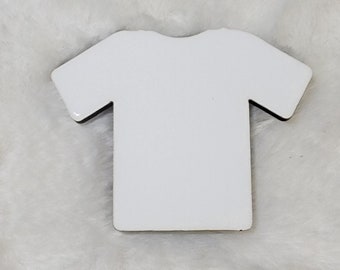 Scrub Top Shaped Sublimation Hardboard (2-sided) Blanks for Badge Reels