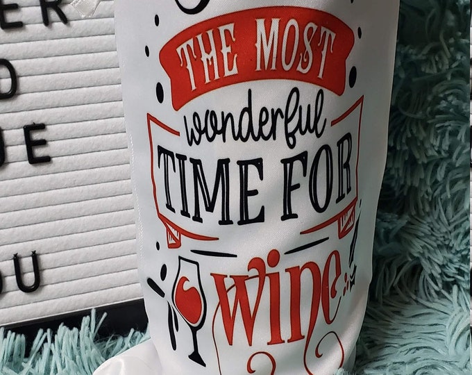 It's the most wonderful time for Wine, Wine Gift Bag