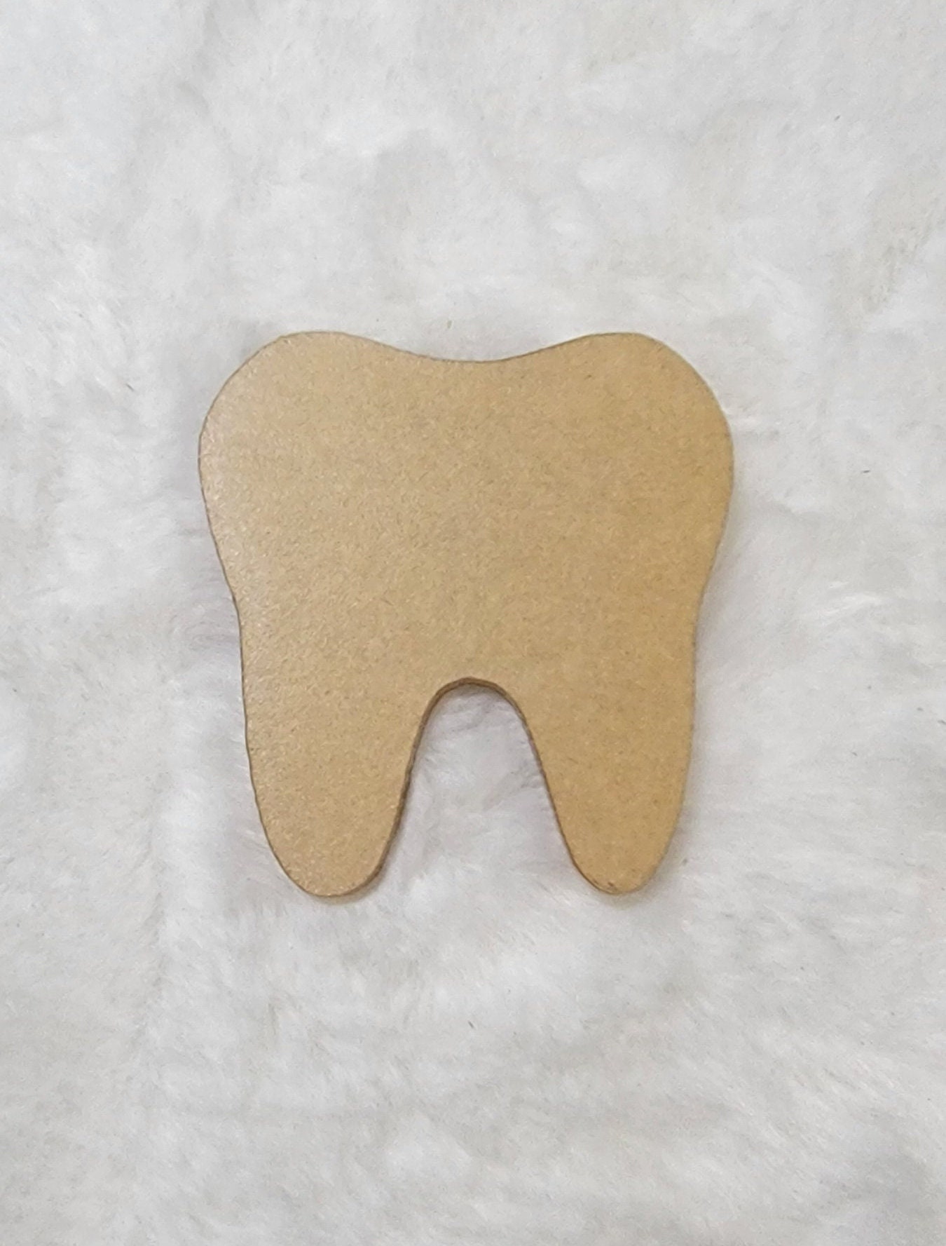 Tooth Shapes Glitter Acrylic Blanks for Badge Reels