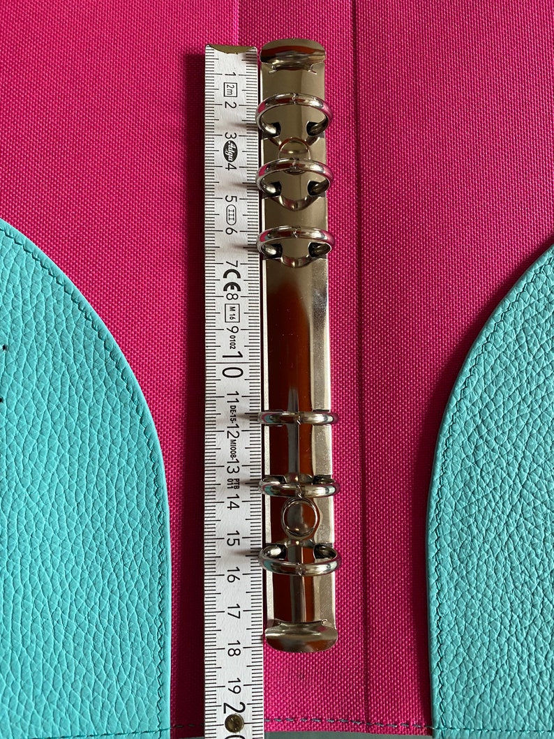 LEATHER BINDER, 6 RING Binder, Timeless and Professional Organizer for All Your Documents and