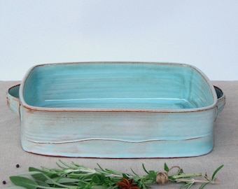 Large Ceramic Dish, Casserole dish, New Home Gift, Ceramic wedding gift, Ceramic new home gift