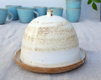 Ceramic Butter Dish, Pottery Butter Dish, Rustic Butter Keeper, Butter Crock with Lid, Lidded Butter Dish, Butter Serving Platter, Handmade