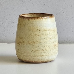 Round Pottery cup Set, Ceramic Tumblers Set, Rustic Coffee Cup Set