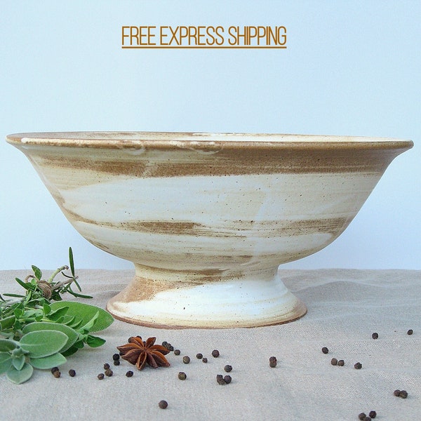 Pedestal Fruit Bowl Etsy