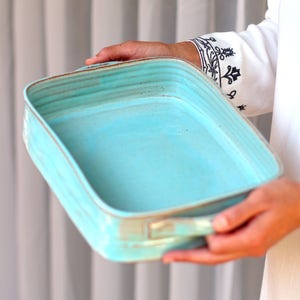 Large Ceramic Dish, Casserole dish, New Home Gift, Ceramic wedding gift, Ceramic new home gift image 3