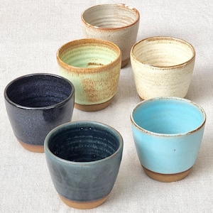 Bunte Keramik Espressotassen, Keramikbecher, Steingut Espresso, Handgemachte Kaffeetasse, Geschenk für Kaffeeliebhaber, Italien Espresso