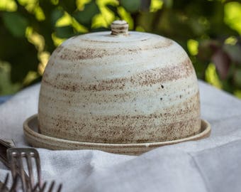 Pottery Butter Dish, Butter Dish With Lid, Lidded Butter Dish, European Butter Dish, Serving Platter, Ceramic Butter Dish, Rustic Handmade