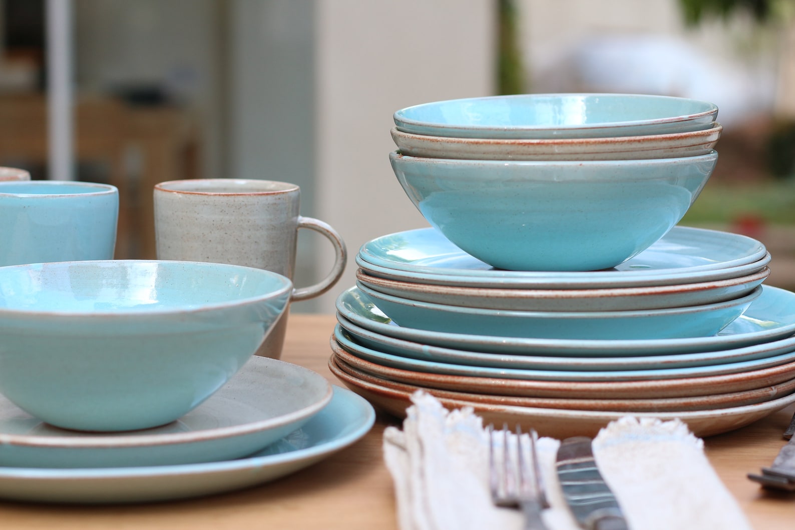 Stoneware Dinnerware Set Mix and Match Dinnerware Set Etsy
