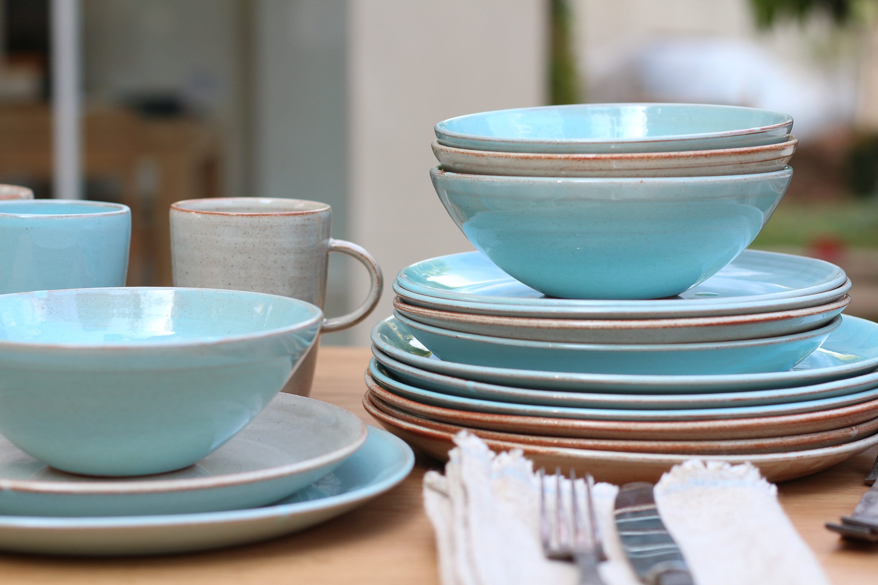 Stoneware Dinnerware Set Mix and Match Dinnerware Set Etsy UK