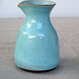 Turquoise Carafe, Water Carafe, Bedside Carafe, Ceramic Wine Carafe image 5