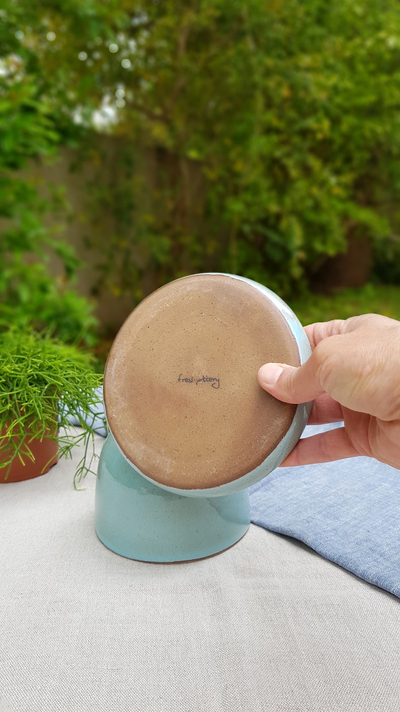 Turquoise Ceramic Butter Keeper Ceramic Butter Dish Butter Etsy