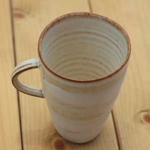 2 Pottery Mug Set, Ceramic Mug Set, Mug Set for 4, Set of 6 image 5