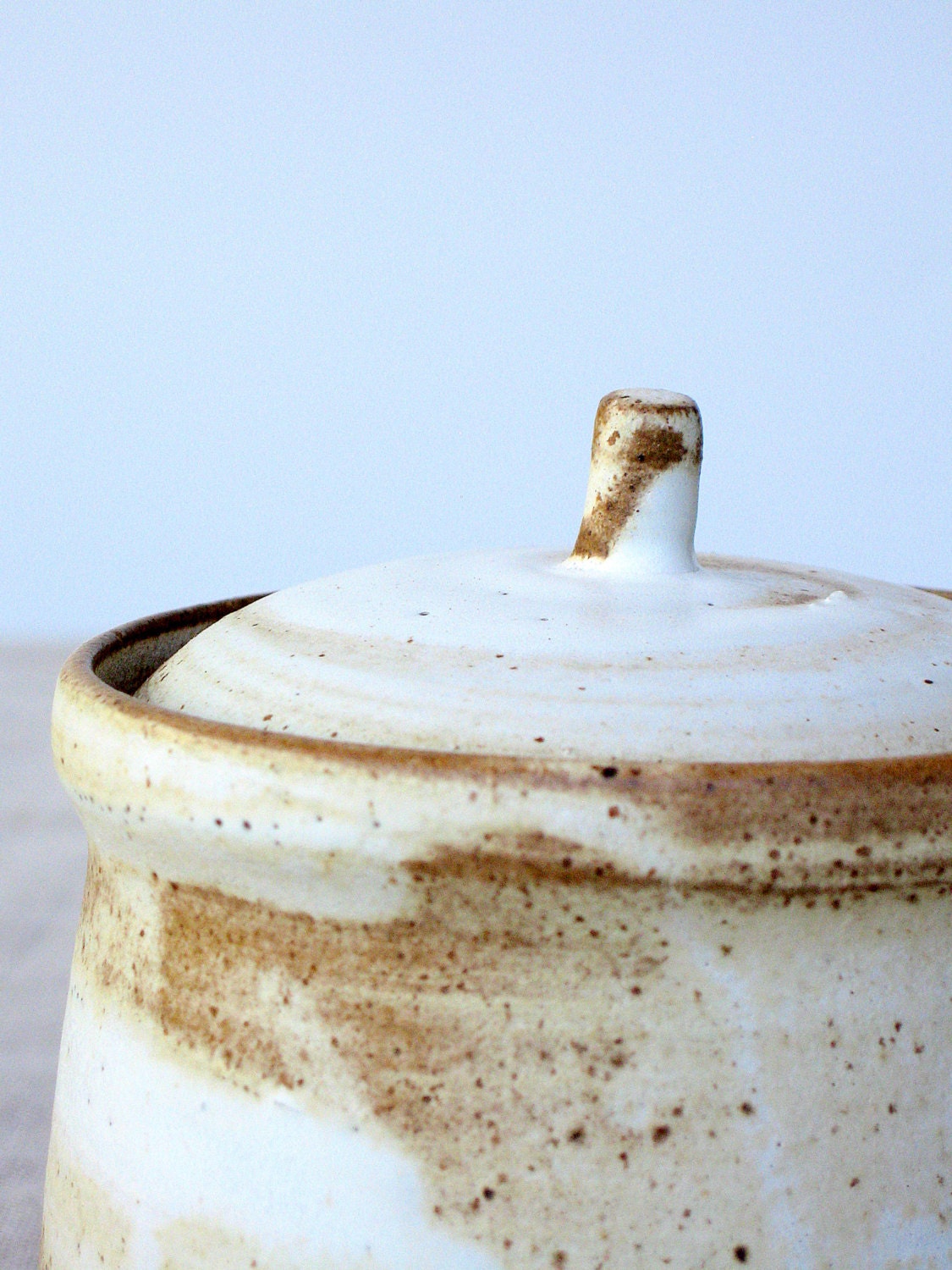 Ceramic Honey Pot Ceramic Jar With Lid Sugar Jar Ceramic Etsy