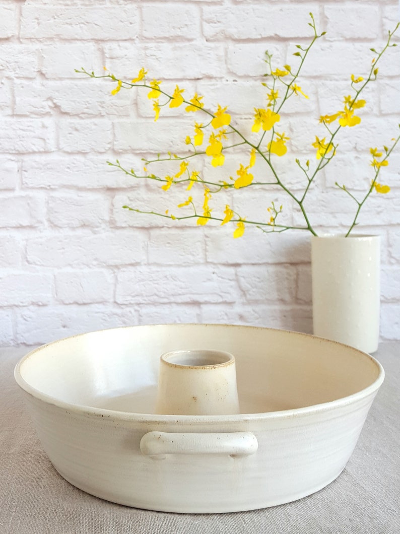 Ceramic Baking Dish Bundt Cake Baking Pan Kitchen and Etsy