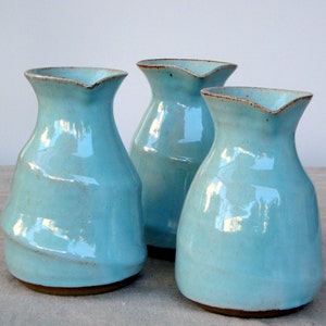 Turquoise Carafe, Water Carafe, Bedside Carafe, Ceramic Wine Carafe image 4