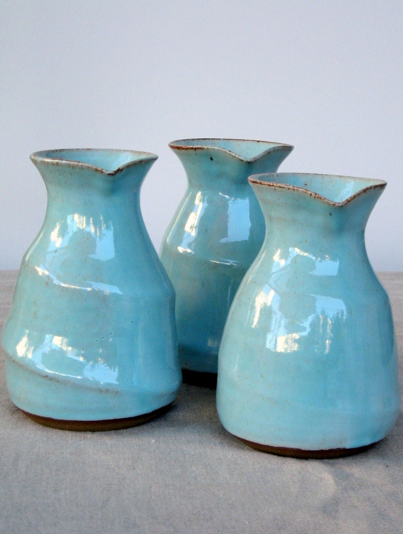 Turquoise Carafe, Water Carafe, Bedside Carafe, Ceramic Wine Carafe image 4