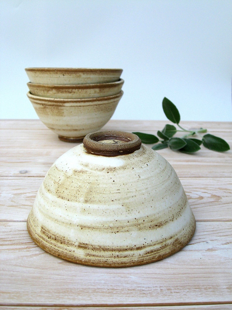 Ceramic Soup Bowl, Cereal Bowl, White Ceramic Bowl, Serving Bowl, Rustic Bowl, Pottery Bowl, Noodles Bowl, Ceramic Bowl, Handmade Pottery image 5