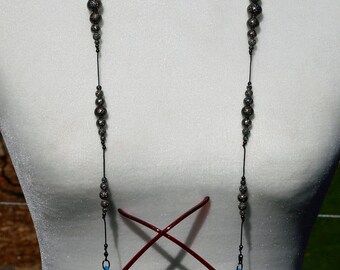 Gray Stardust - Model 310 Glasses and Mask chain necklace