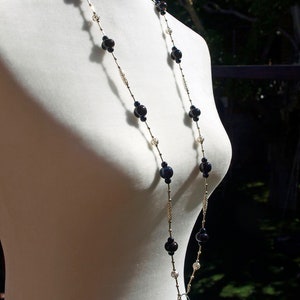 Ceramic Blue and Silver Model 850 Lanyard Badge Holder Necklace