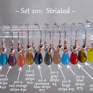 Striato - Set 201 - Segnabicchieri Ciondoli per vino