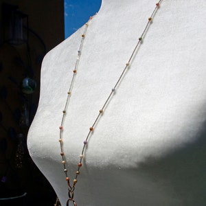Pastel Picasso Ellipsis - Model 401  Lanyard Badge Holder Necklace