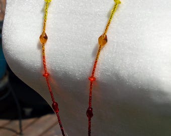 Rainbow - Model 150 Glasses and Mask chain necklace
