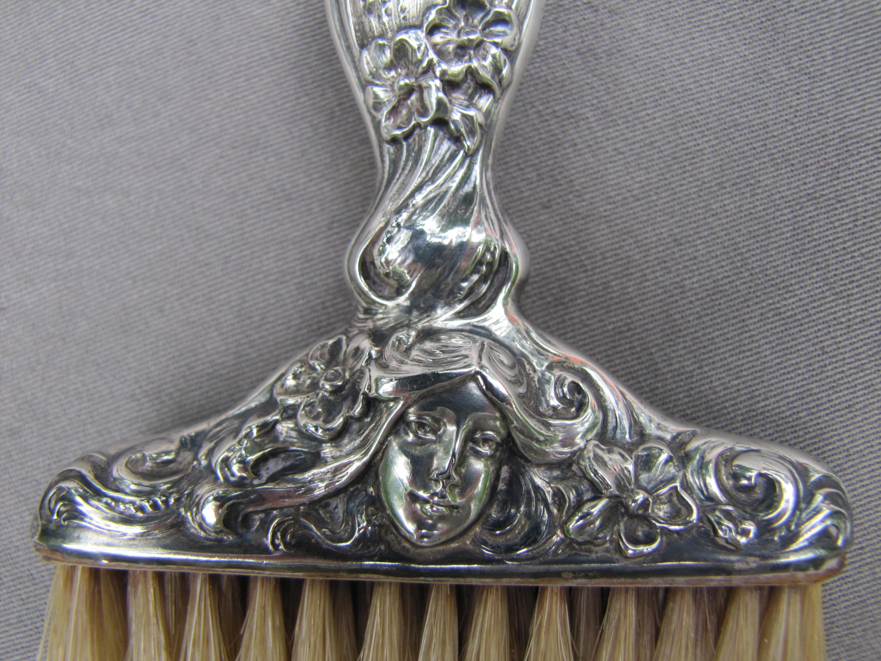 Vintage Silver Clothes Brush - Etsy