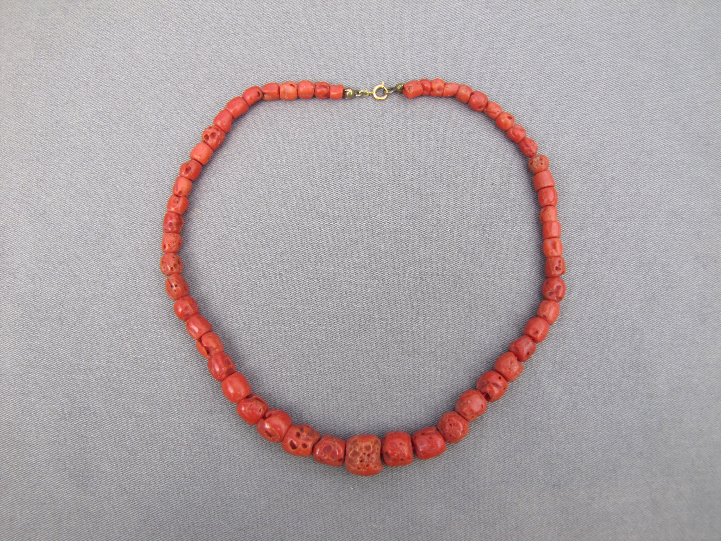 Vintage coral necklace - Etsy 日本