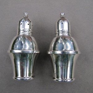 Vintage sterling silver salt and pepper shakers