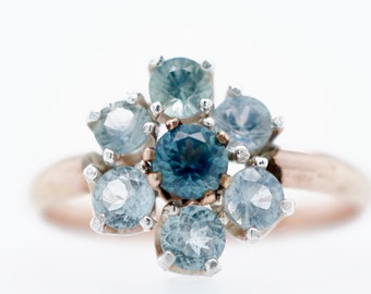 Gorgeous Montana Sapphire Engagement Ring