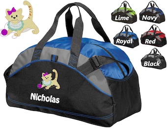 Children/'s gym bag cat nursery bag backpack