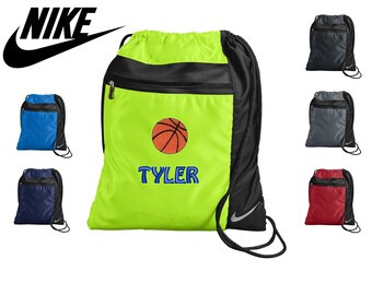 Personalized Nike Karate Cinch Pack Drawstring Gym School Pe Etsy