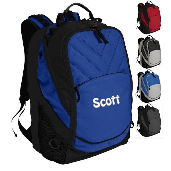 Monogrammed Backpack College Etsy