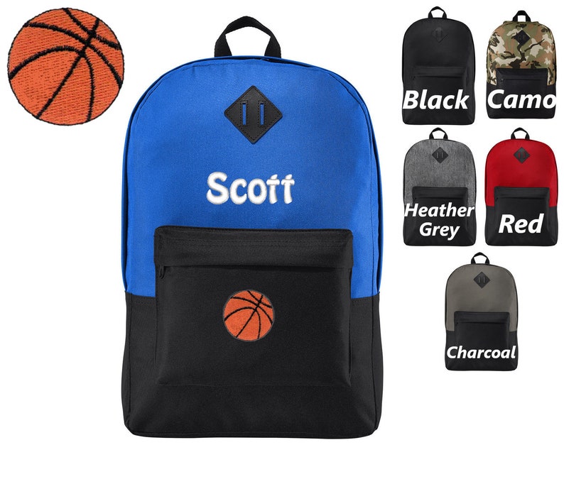 Personalized Kids Basketball Backpack 