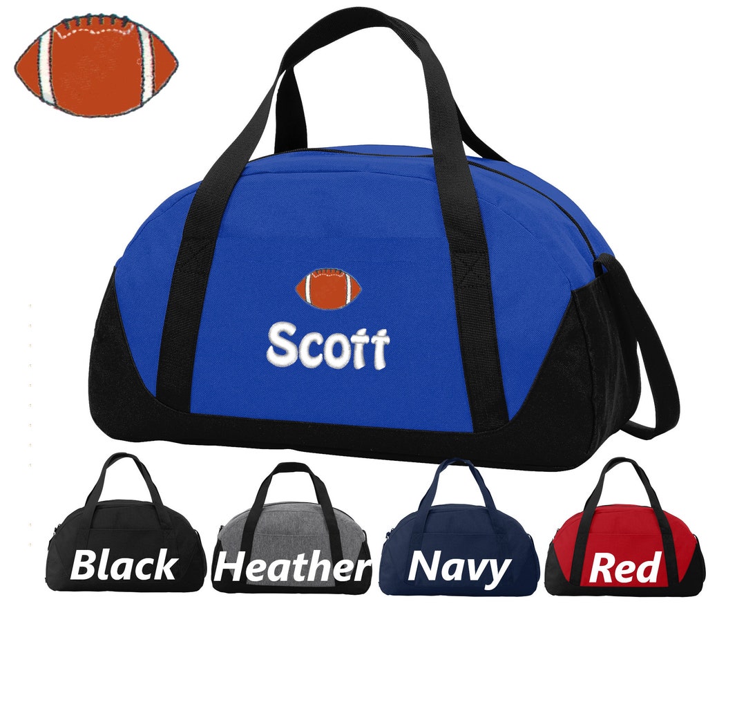 Personalized Kids Football Duffel Bag Duffle Gym Bag School Etsy
