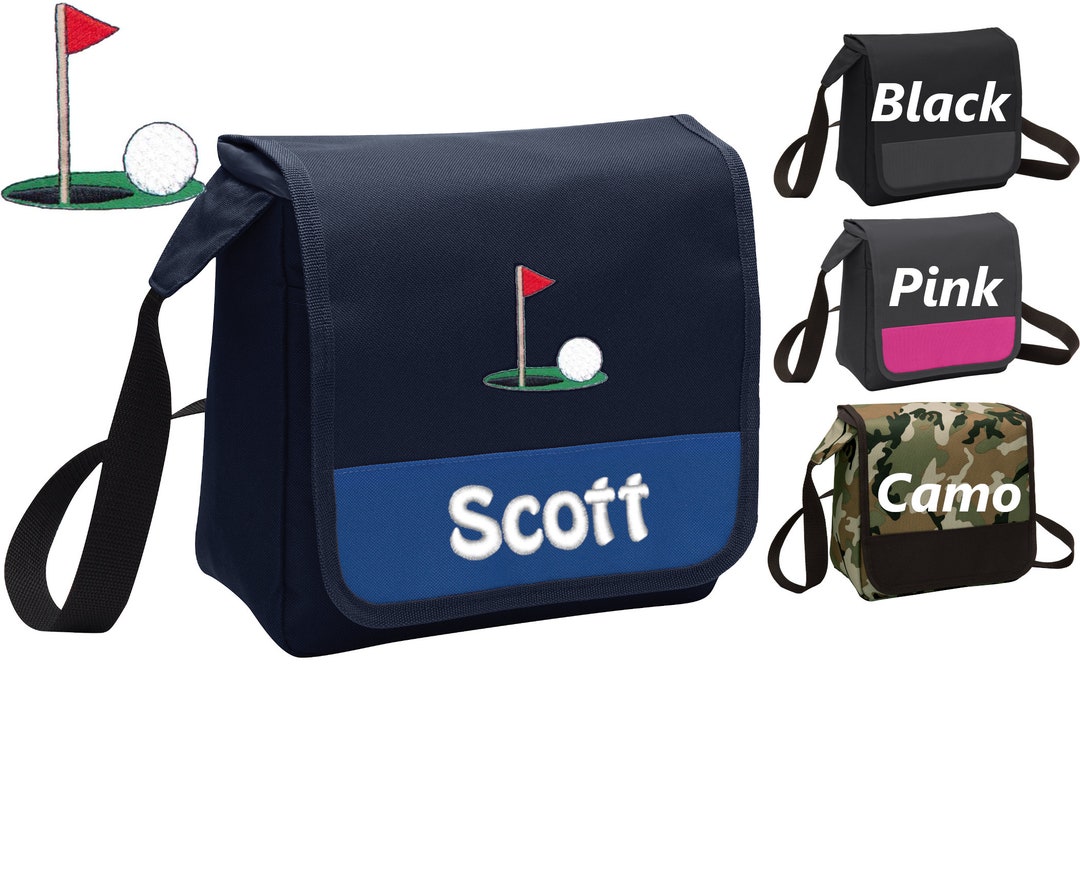 Personalized Golf Lunch Bag Box Cooler Polyester Canvas Etsy