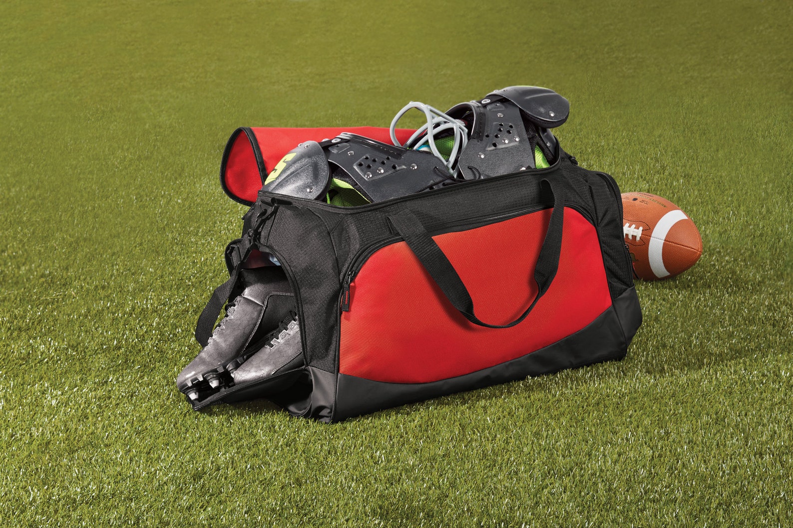 Personalized Large Canvas Football Duffel Bag Gym Bag School Etsy