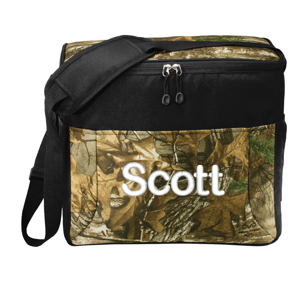 Personalized Lunch Bag Box Camouflage Cooler, 24 Can, Embroidered