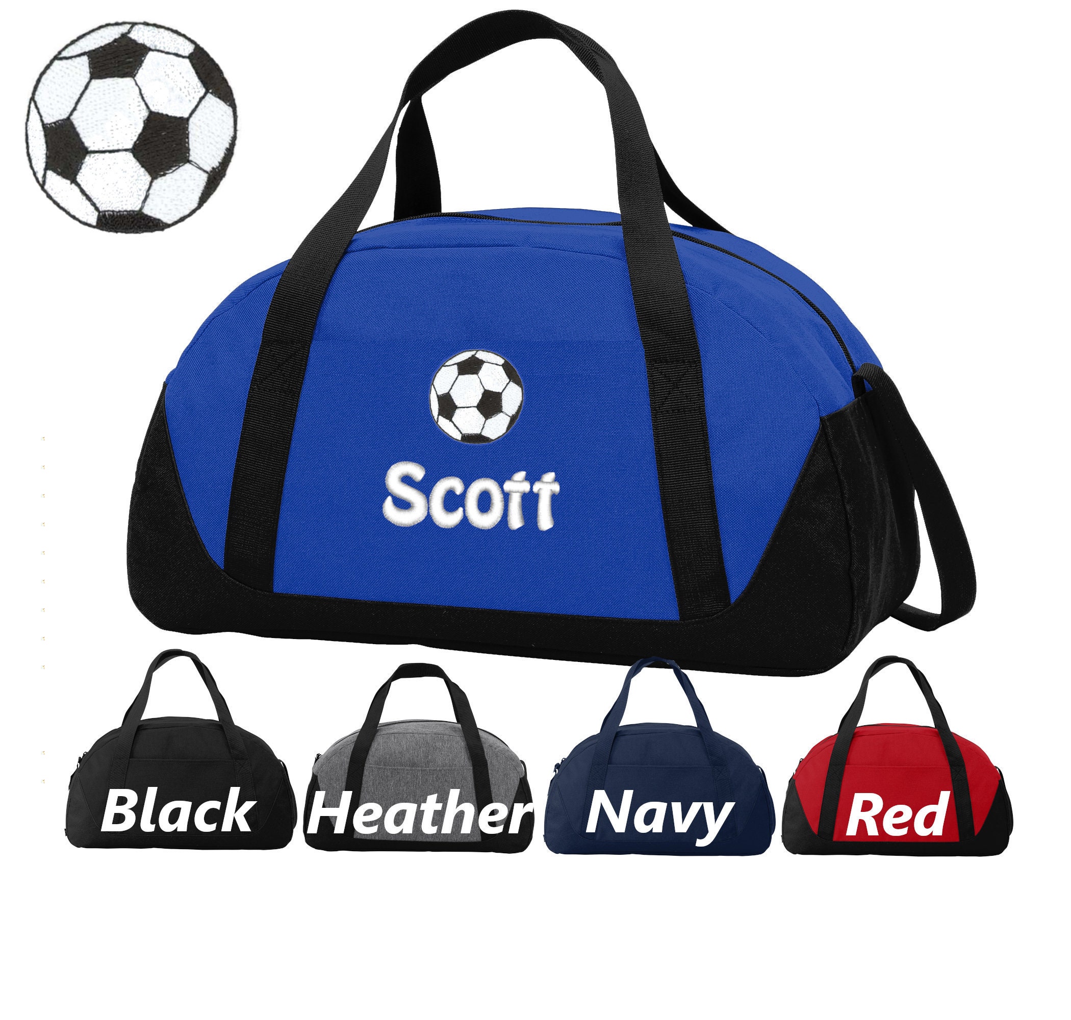Personalised Drawstring Bag FOOTBALL MAN UTD REDS Kids Gift PE Kit Game School 