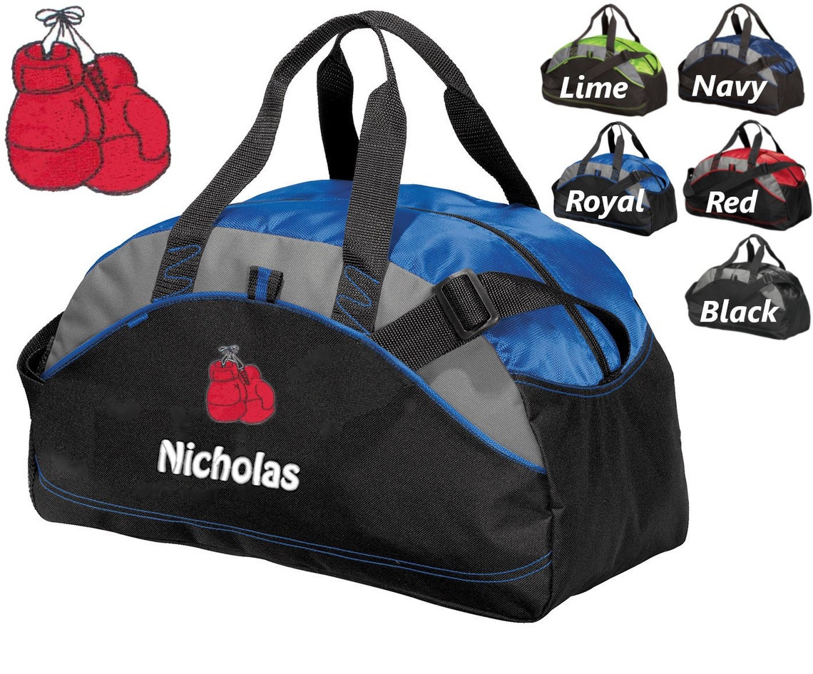 Personalized Kids Boxing Gloves Duffel Bag Gym Bag School PE Etsy