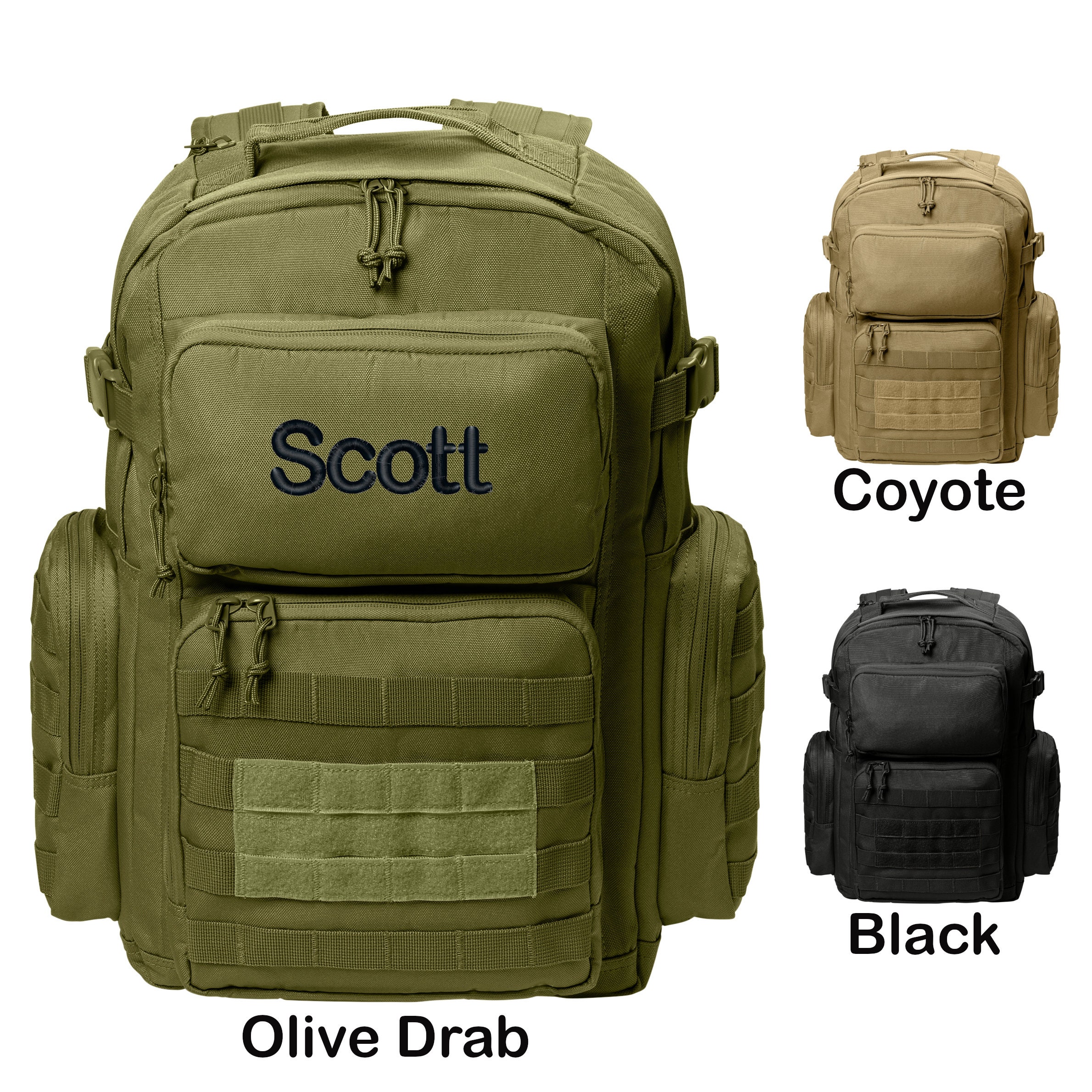 us customize military バックパック　アーミーグリーン Amazon.com: ZSearARMY Large Tactical Backpack for Men