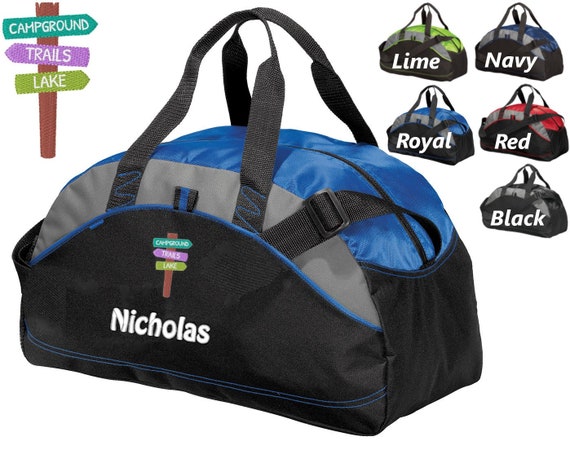 Personalized Kids Summer Camp Duffel Bag Gym Bag School PE - Etsy UK