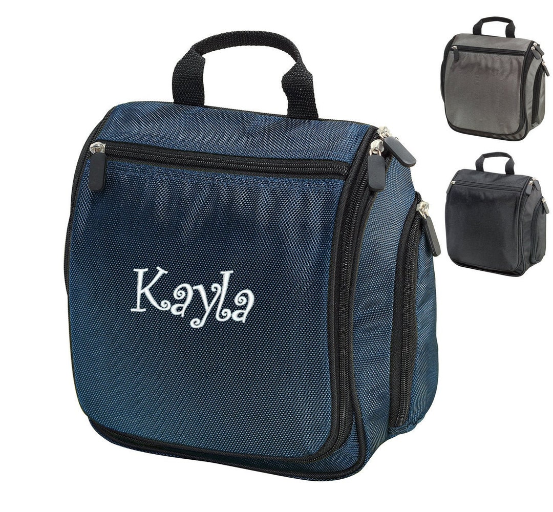 Personalized Toiletry Bag, Makeup Bag, Bathroom Bag, Hanging Travel Bag ...